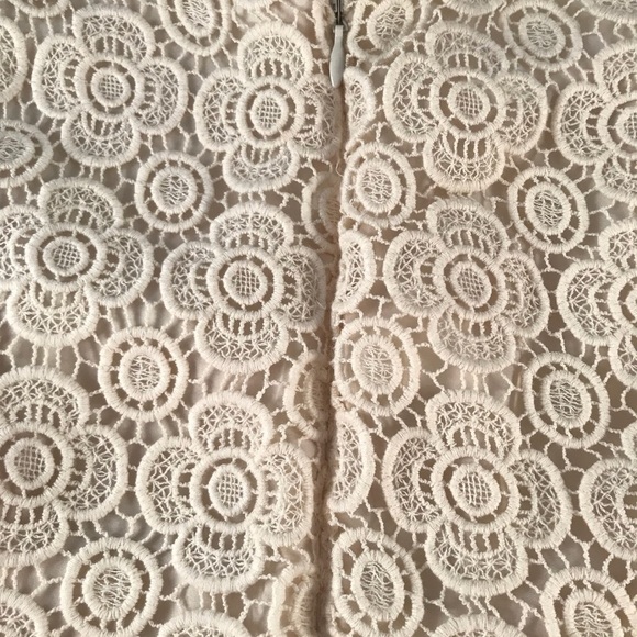 Banana Republic Lace Crochet Shorts- Ivory- Size 14 - Picture 6 of 7